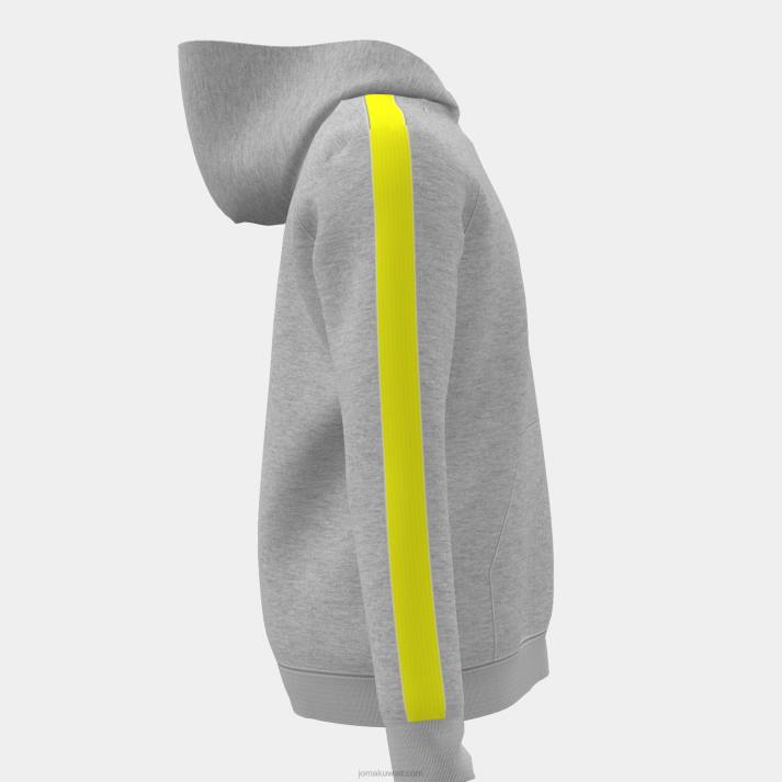 Joma 82P4R2782 مزيج الجير الرمادي سترة صغار مقنعين