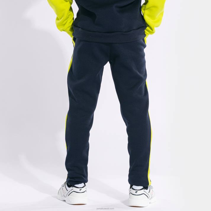 Joma 82P4R2794 الجير الأزرق الداكن ينغز السراويل الصبي شريطية