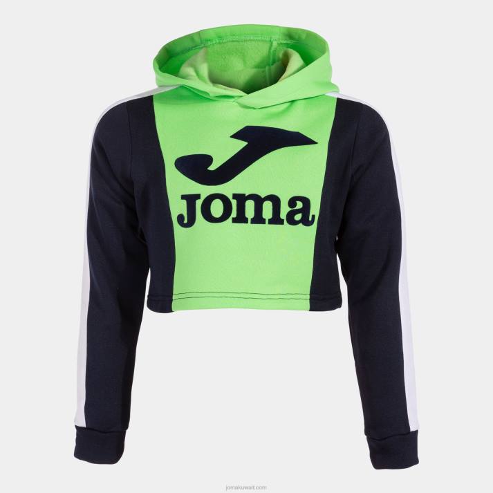 Joma 82P4R2805 أخضر كحلي مقنع سترة فتاة بارك