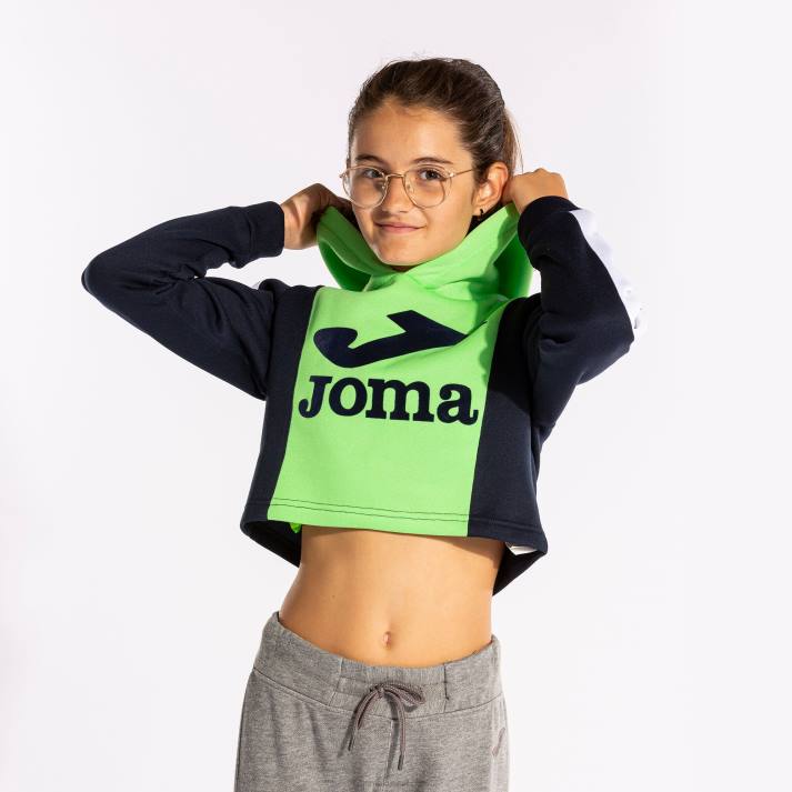 Joma 82P4R2805 أخضر كحلي مقنع سترة فتاة بارك