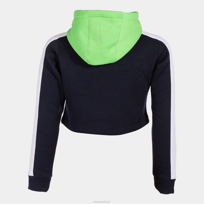 Joma 82P4R2805 أخضر كحلي مقنع سترة فتاة بارك