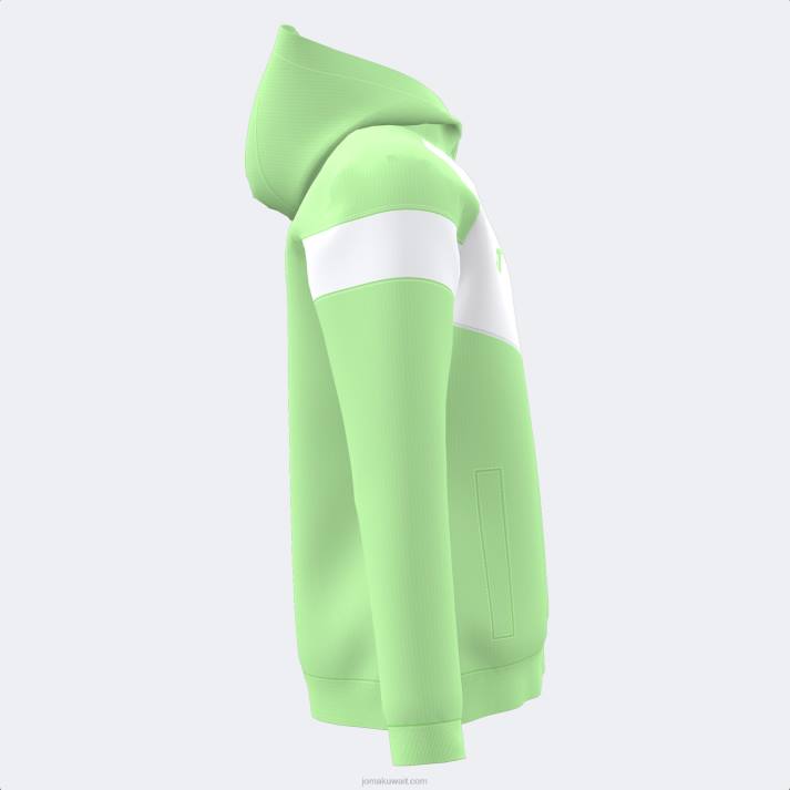 Joma 82P4R2806 أخضر مقنع سترة فتاة بارك