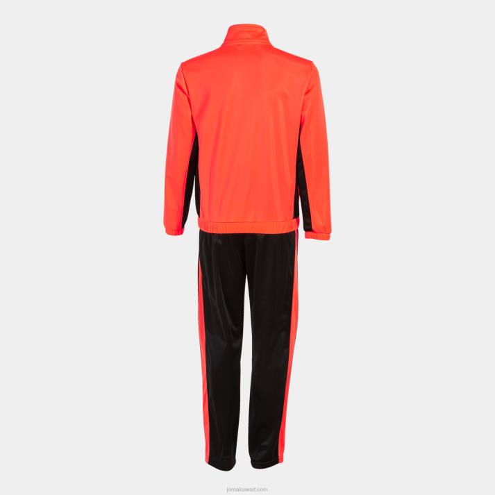 Joma 82P4R2807 نيون المرجان الأسود فتى رياضية توأم