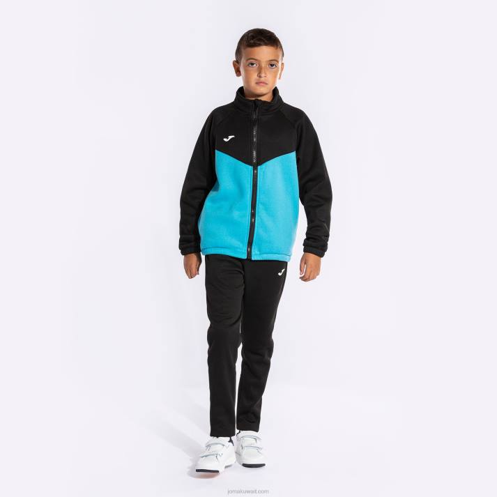 Joma 82P4R2808 الفلورسنت الفيروز الأسود حديقة فتى رياضية