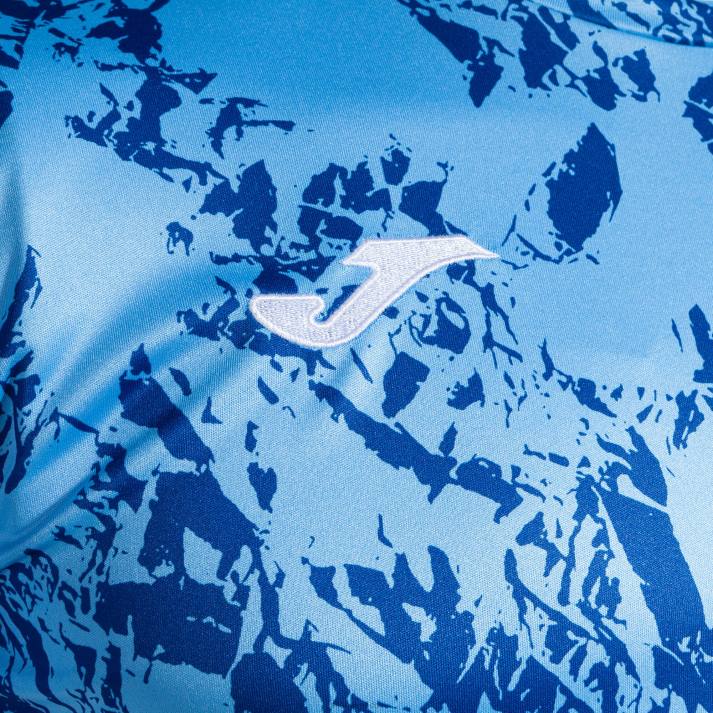 Joma 82P4R2829 السماء الزرقاء قميص قصير الأكمام أسد رجال