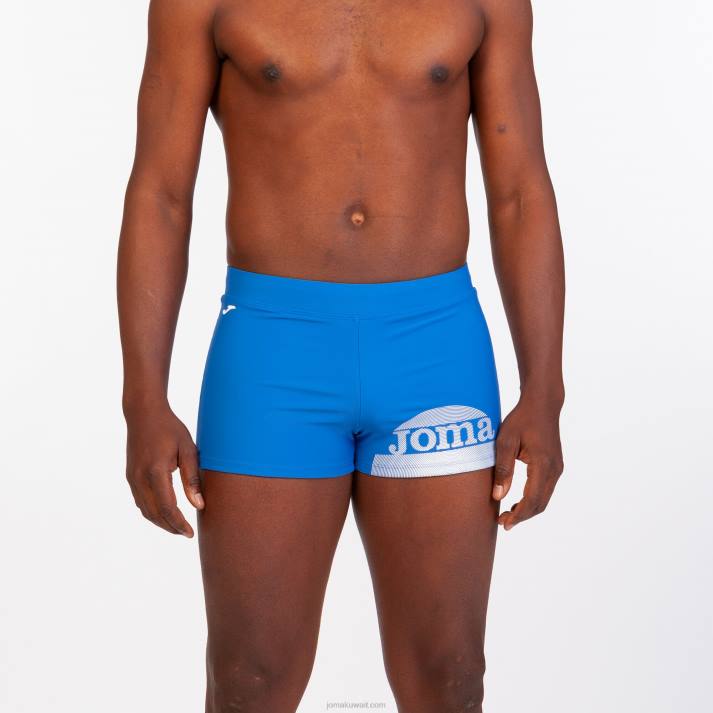 Joma 82P4R2836 أزرق ملكي أبيض شورت السباحة البحيرة ثانيا رجال