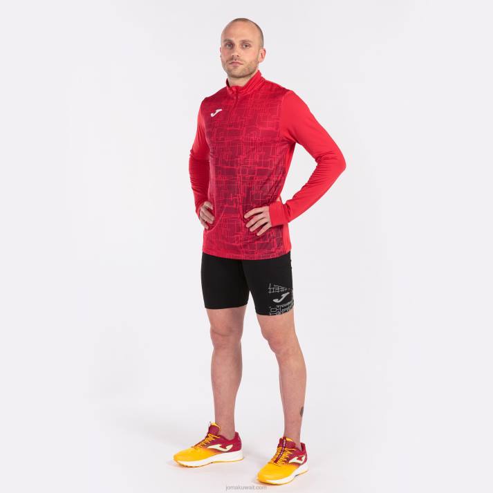 Joma 82P4R2838 أحمر قميص من النوع الثقيل النخبة الثامن رجال