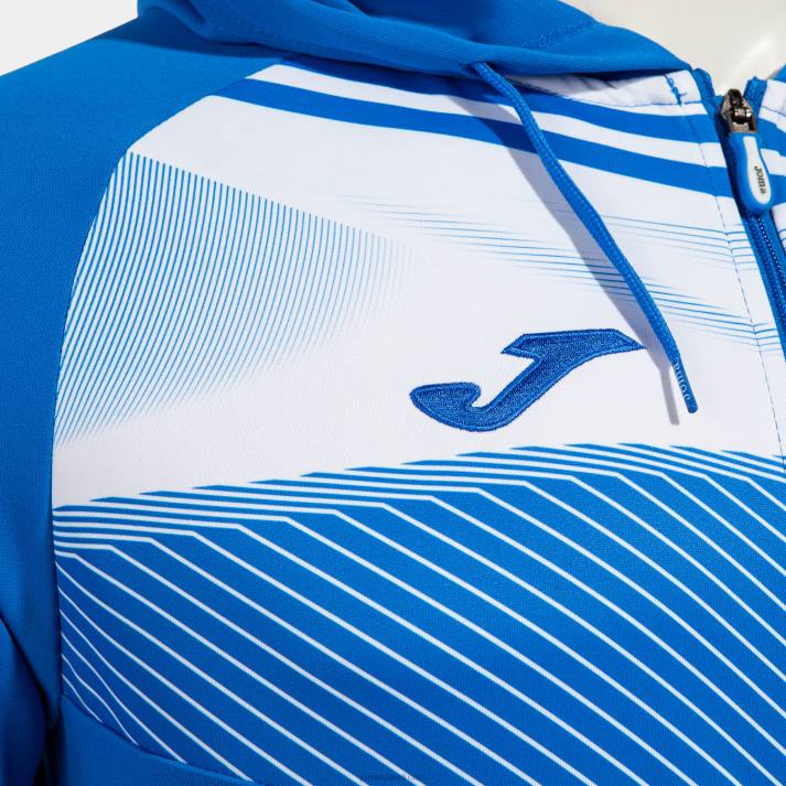 Joma 82P4R2839 أزرق ملكي أبيض سوبر نوفا II سترة مقنعين رجال