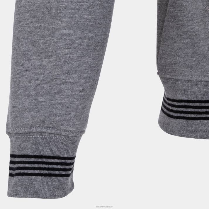 Joma 82P4R2852 مزيج الرمادي سترة مقنعين في الحرم الجامعي ثالثا رجال