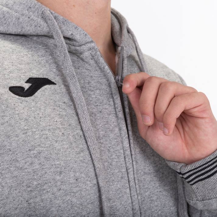 Joma 82P4R2852 مزيج الرمادي سترة مقنعين في الحرم الجامعي ثالثا رجال