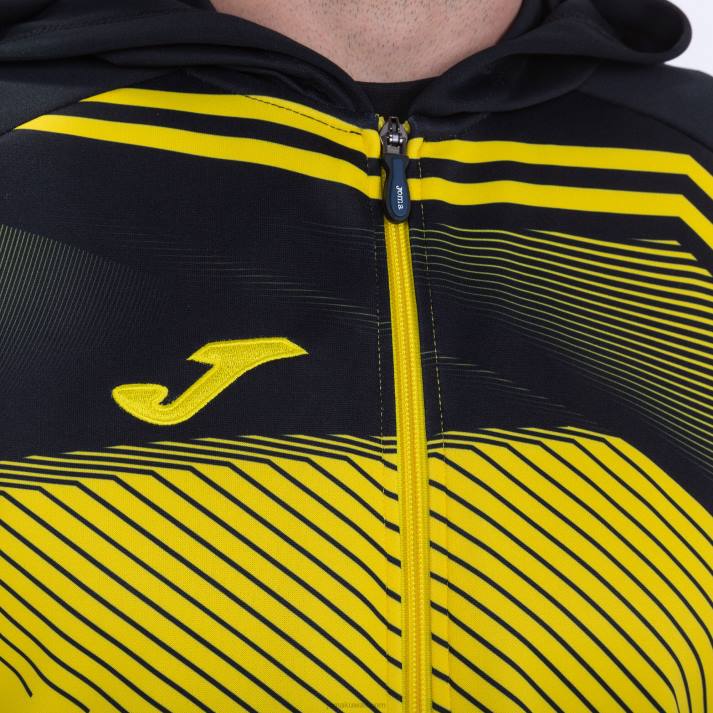 Joma 82P4R2883 أصفر أسود سوبر نوفا II سترة مقنعين رجال