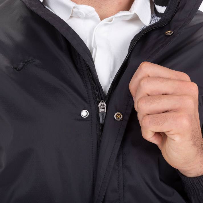 Joma 82P4R2885 أسود Rainjacket pasarela III رجال