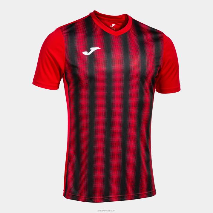 Joma 82P4R2899 أحمر أسود قميص قصير الأكمام inter ii رجال