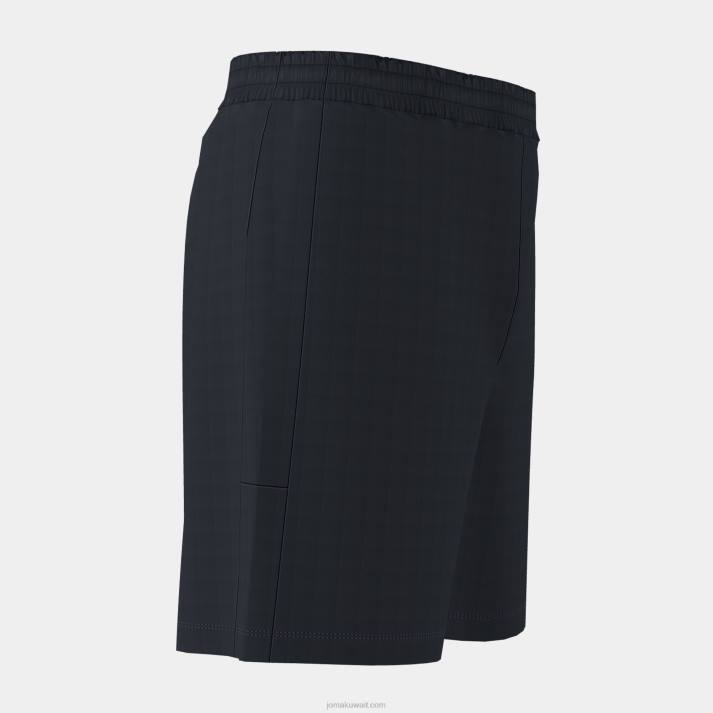 Joma 82P4R2900 أسود بطولة برمودا السراويل البيئية رجال