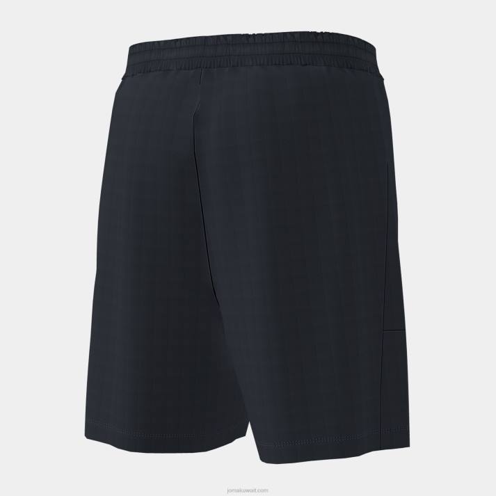 Joma 82P4R2900 أسود بطولة برمودا السراويل البيئية رجال