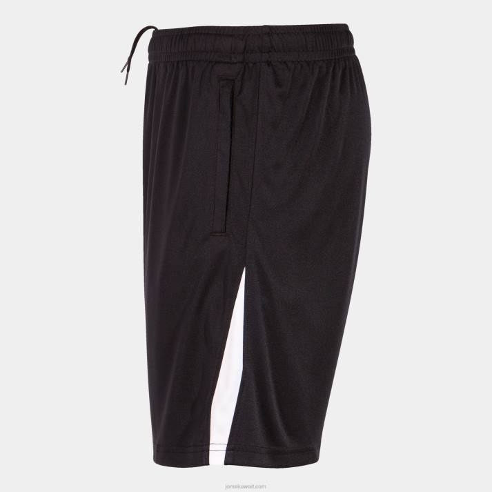 Joma 82P4R2915 أسود أبيض بطولة برمودا شورتات vii رجال