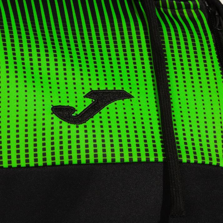 Joma 82P4R2924 أسود أخضر نيون سترة مقنعين صديقة للبيئة سوبرنوفا رجال