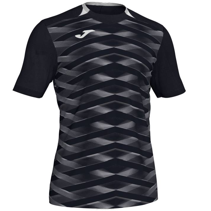 Joma 82P4R2942 أسود قميص قصير الأكمام myskin الثاني رجال