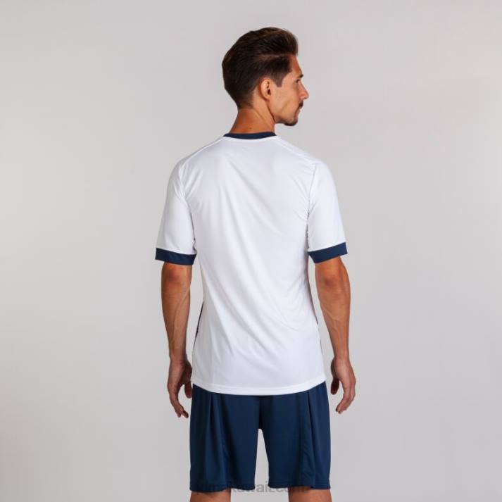 Joma 82P4R2945 أبيض كحلي قميص بأكمام قصيرة سوبر نوفا رجال