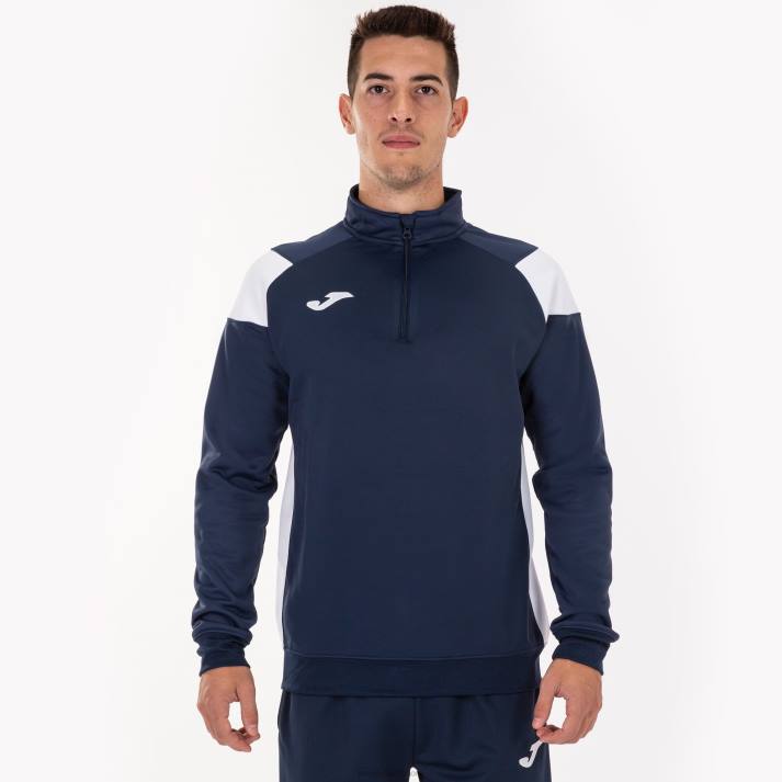 Joma 82P4R2956 الأزرق الداكن الأبيض طاقم قميص من النوع الثقيل iii رجال