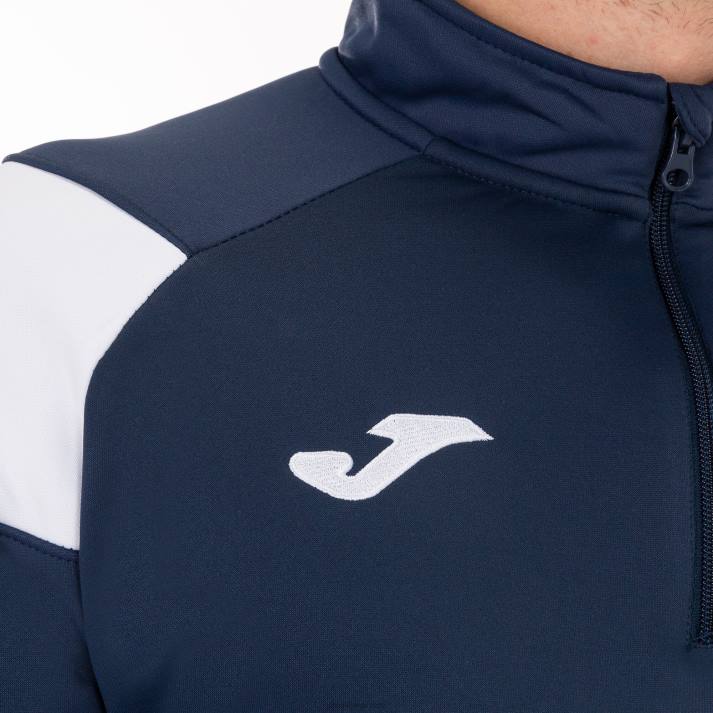 Joma 82P4R2956 الأزرق الداكن الأبيض طاقم قميص من النوع الثقيل iii رجال