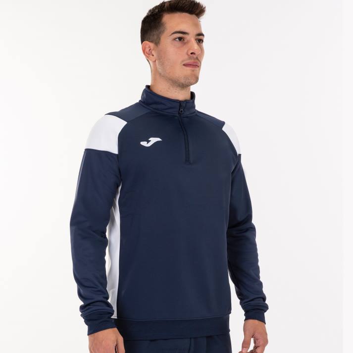 Joma 82P4R2956 الأزرق الداكن الأبيض طاقم قميص من النوع الثقيل iii رجال