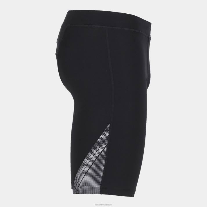 Joma 82P4R2965 أسود لباس ضيق قصير يعمل ليلاً رجال