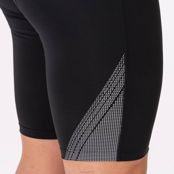 Joma 82P4R2965 أسود لباس ضيق قصير يعمل ليلاً رجال