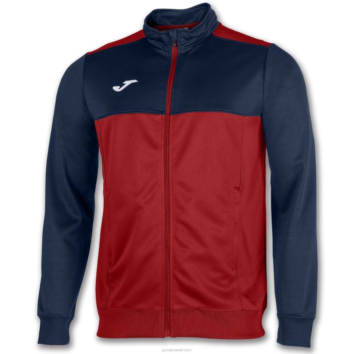 Joma 82P4R2981 أحمر أزرق كحلي الفائز سترة رجال