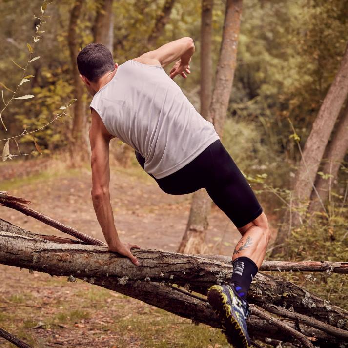 Joma 82P4R2983 مزيج أسود رمادي سباق تي شيرت بلا أكمام رجال