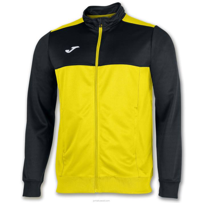 Joma 82P4R2984 أصفر أسود الفائز سترة رجال