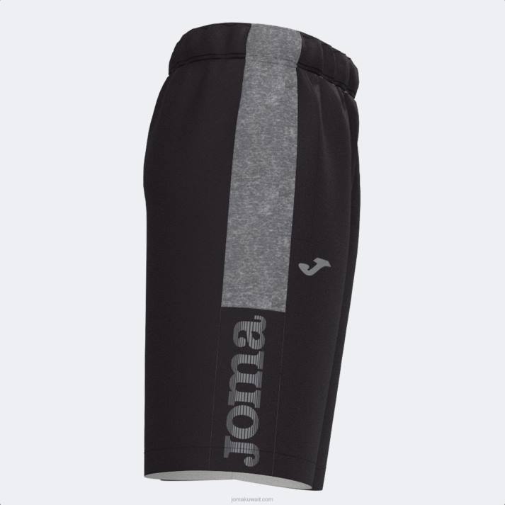 Joma 82P4R3019 مزيج أسود رمادي شورت برمودا بيتا الثاني رجال