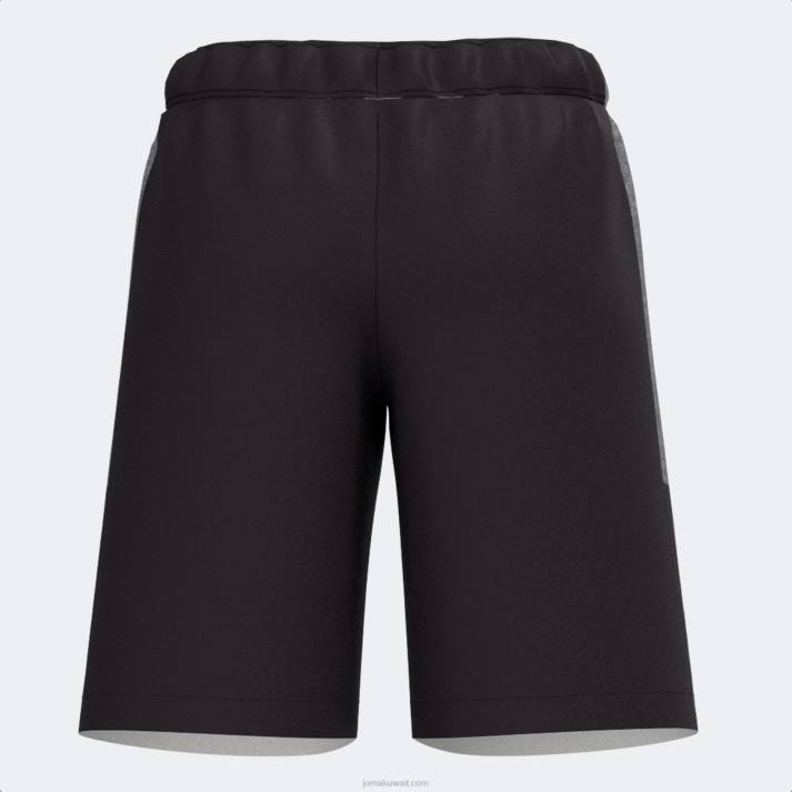 Joma 82P4R3019 مزيج أسود رمادي شورت برمودا بيتا الثاني رجال