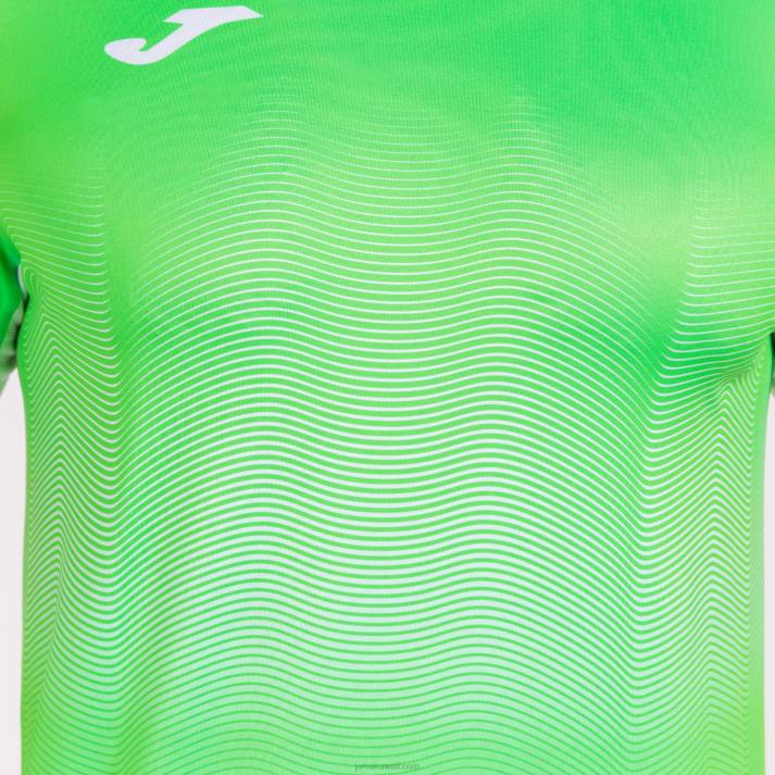 Joma 82P4R3021 الفلورسنت الأخضر الأبيض قميص قصير الأكمام النخبة السابع رجال