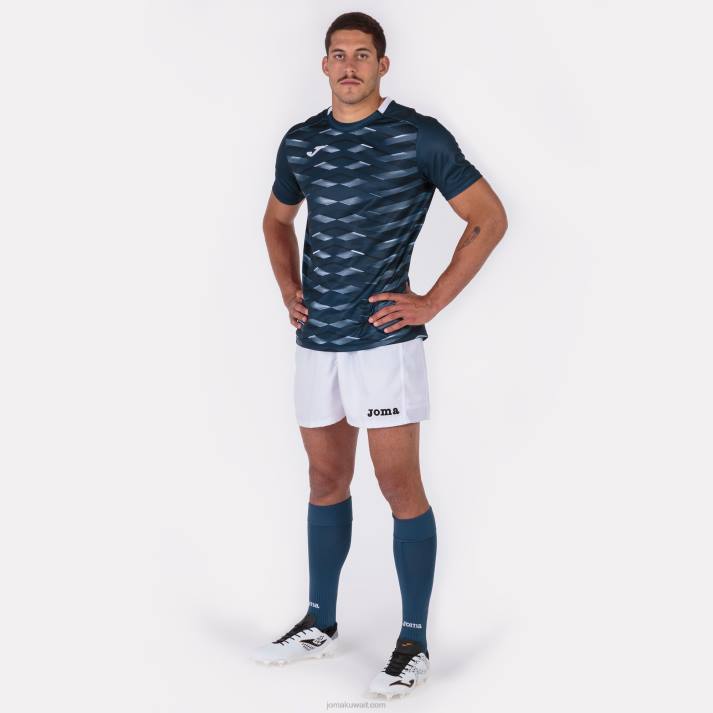 Joma 82P4R303 الأزرق الداكن قميص بأكمام قصيرة MySkin Academy رجال