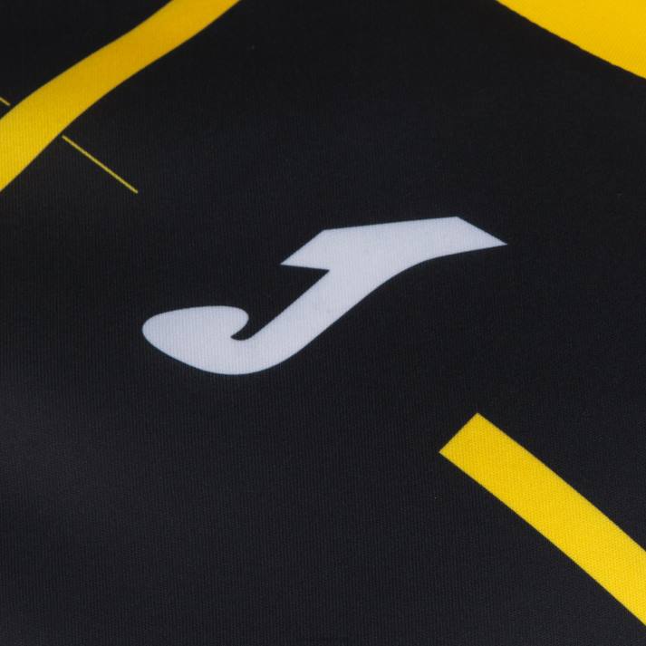 Joma 82P4R3048 أصفر مسود قميص بأكمام قصيرة النمر الثالث رجال