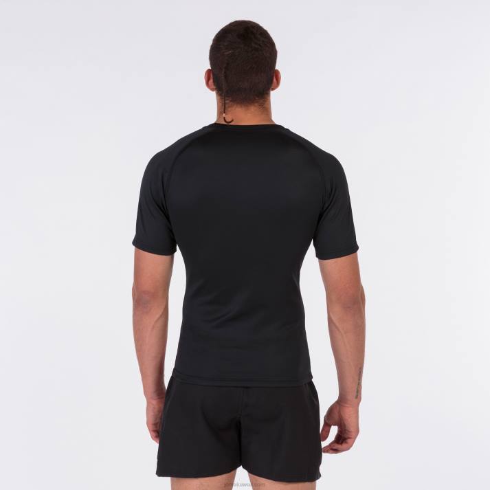 Joma 82P4R3050 أسود أحمر قميص بأكمام قصيرة myskin iii رجال