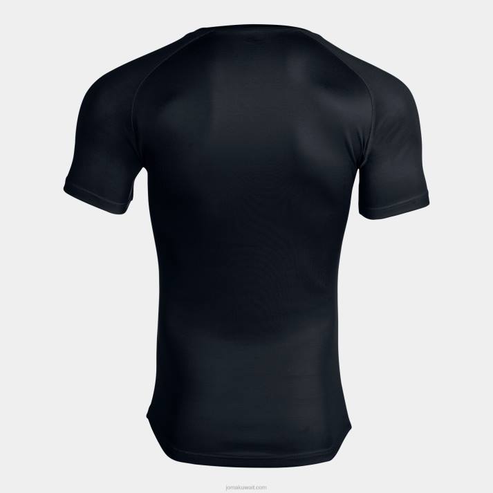 Joma 82P4R3050 أسود أحمر قميص بأكمام قصيرة myskin iii رجال