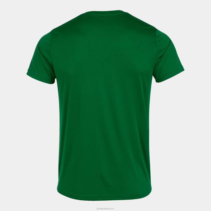 Joma 82P4R3054 أخضر قميص قصير الأكمام سجل الثاني رجال