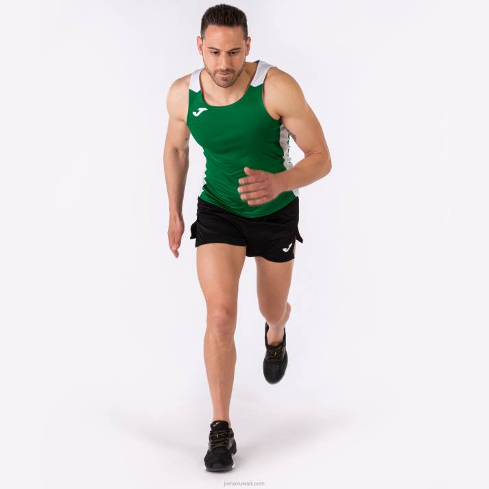 Joma 82P4R3058 أبيض أخضر أعلى سجل للدبابات الثاني رجال