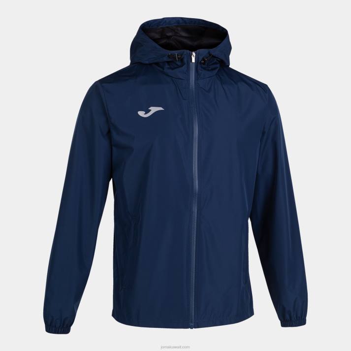 Joma 82P4R3060 الأزرق الداكن Rainjacket النخبة الثامن رجال