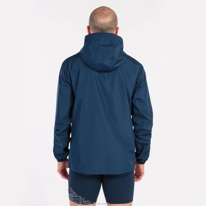 Joma 82P4R3060 الأزرق الداكن Rainjacket النخبة الثامن رجال