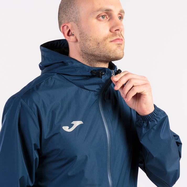 Joma 82P4R3060 الأزرق الداكن Rainjacket النخبة الثامن رجال
