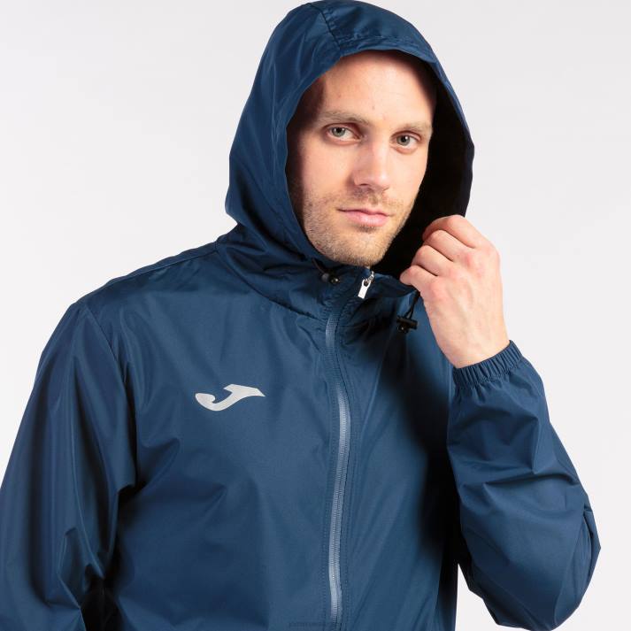 Joma 82P4R3060 الأزرق الداكن Rainjacket النخبة الثامن رجال