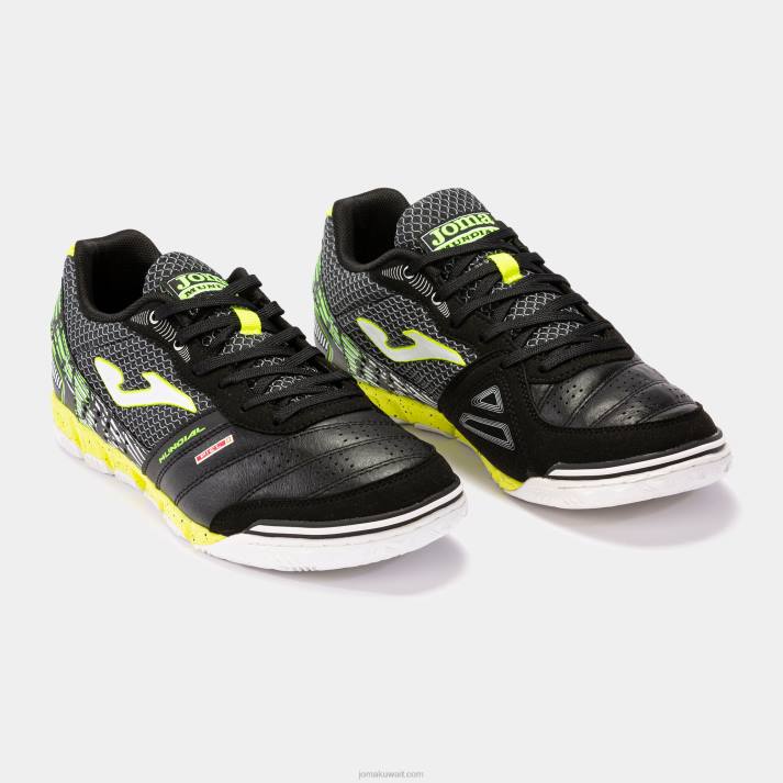 Joma 82P4R306 أسود أحذية كرة الصالات مونديال 22 داخلي