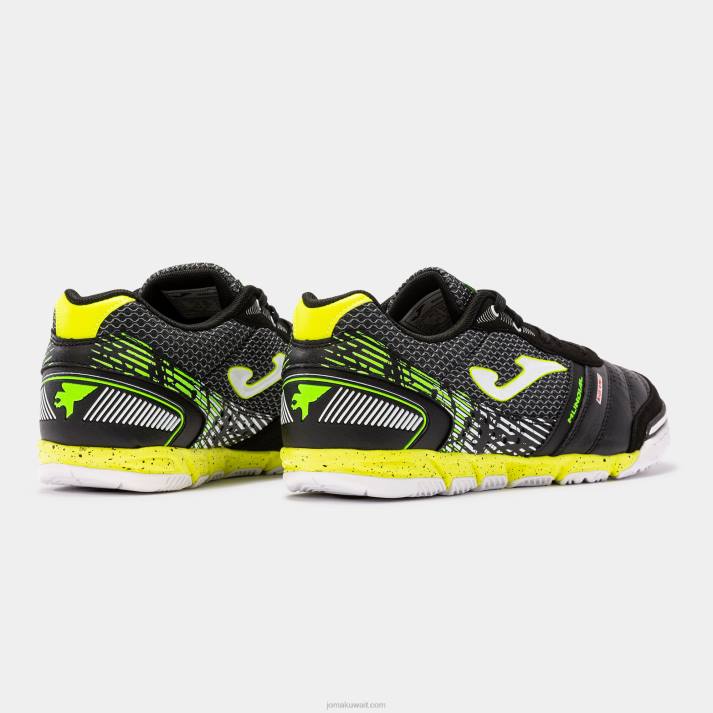 Joma 82P4R306 أسود أحذية كرة الصالات مونديال 22 داخلي