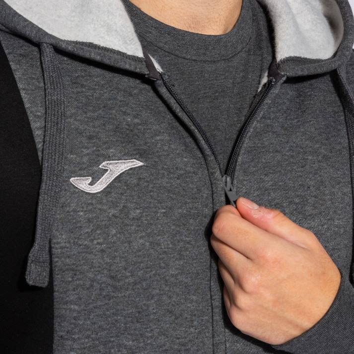 Joma 82P4R3078 مزيج الرمادي جاكيت مقنع مريح III رجال