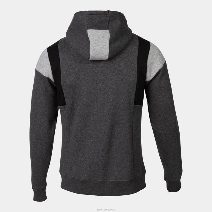 Joma 82P4R3078 مزيج الرمادي جاكيت مقنع مريح III رجال