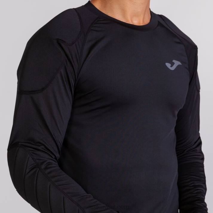 Joma 82P4R3084 أسود قميص طويل الأكمام protec رجال