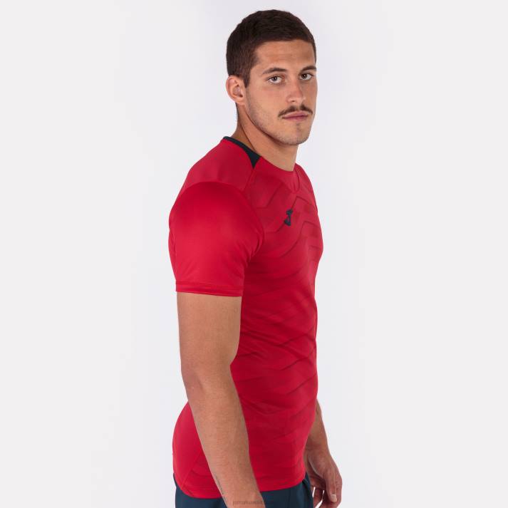 Joma 82P4R3087 أحمر قميص قصير الأكمام myskin الثاني رجال